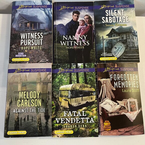 Lot of 22 "Harlequin Love Inspired Suspense" Paperback Novels - Good condition! - Picture 5 of 7